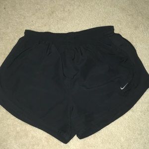 Nike Dri-Fit All Black Size M Running Shorts